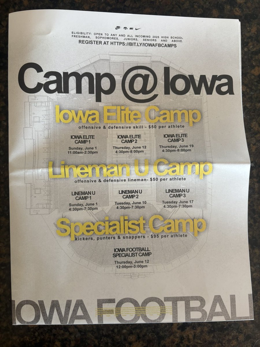 Thank you <a href="/Coach_Niemann/">Jay Niemann</a> for stopping at school this morning and inviting me to camp!