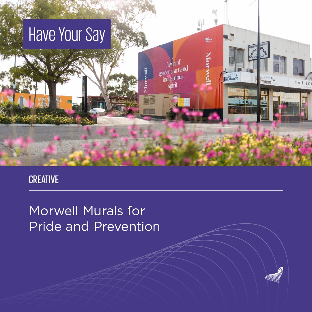 Latrobe City Council is commissioning 4 murals by local artists to celebrate Morwell’s history and culture.

yoursay.latrobe.vic.gov.au/morwell-murals