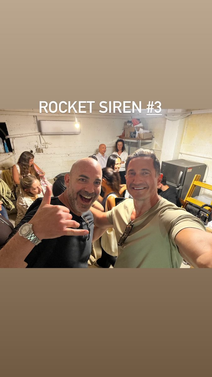 #SashaRoiz Via Instagramstorie Rocket siren #3 #Israel