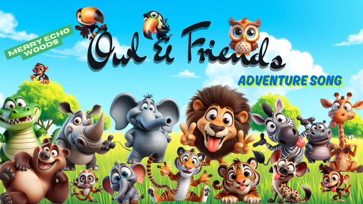 JdBooksforall's tweet image. Join all the animals living in Merry Echo Woods sing and dance to a catchy song, &quot;Come along, it&apos;s Owl and Friends,&quot; that is fun to watch and sing-along to, click this link to watch:

youtu.be/Xg9hkFYvpQc  

#owlandfriends #nurseryrhyme #childrenssong