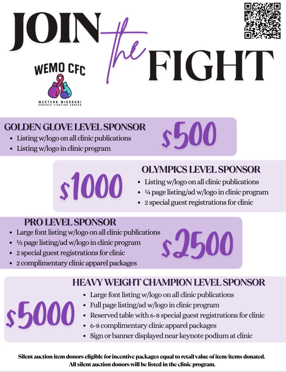 Do you know of a local business who would join us this fight? Would you consider personally supporting (with any sized donation)… or would you come alongside us in prayer and/or attend our 2nd annual coaches clinic August 6th? Visit wemocfc.com for more info!