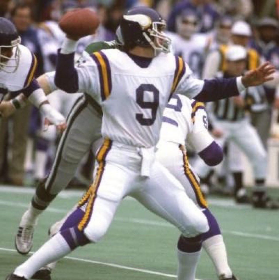 <a href="/Kramer9Tommy/">Tommy Kramer</a> Ya still got it TK… Skol…