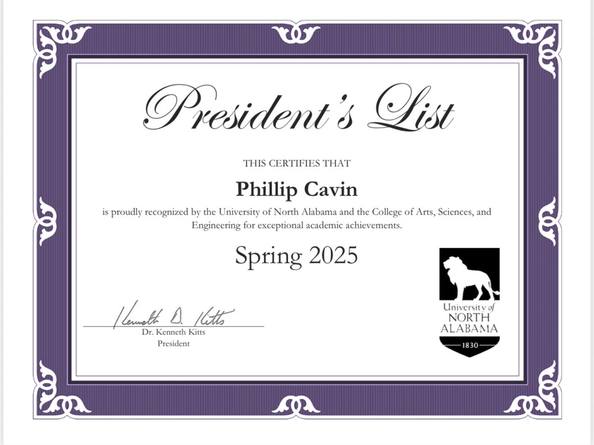 Paul Cavin (@paulcavin22) on Twitter photo Dean's List last semester....President's List this semester. Couldn't be prouder <a href="/ColeCavin/">Cole Cavin</a> .....congratulations and keep on working! Dean's List last semester....President's List this semester. Couldn't be prouder <a href="/ColeCavin/">Cole Cavin</a> .....congratulations and keep on working!