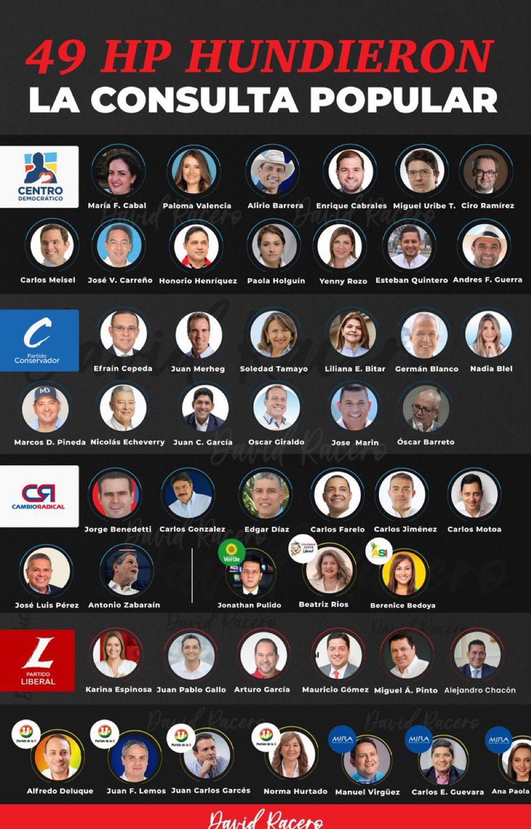 ¡QUÉ NUNCA OLVIDEN SUS CARAS Y SUS NOMBRES!