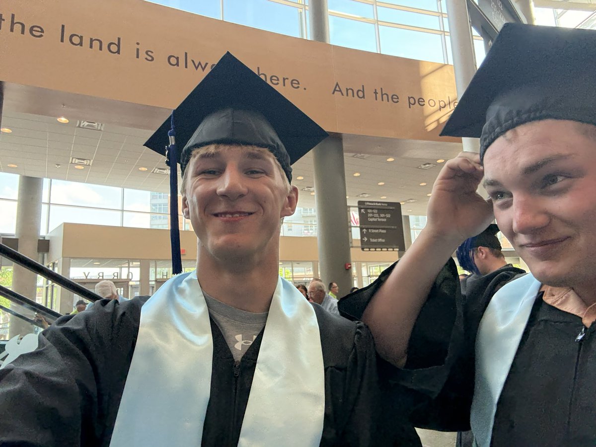 SCC_wrestling's tweet photo. Graduation day. These are a few that I got!  Always a bobcat. https://t.co/yRSzdIjrdP