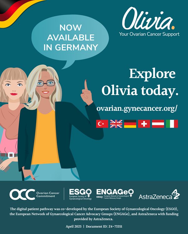 Nicolò Bizzarri (@nicolobizzarri) on Twitter photo Olivia includes articles, guides, and patient stories that assist patients and their loved ones through every step of their cancer journey.
We launched the Italian version in Rome at ESGO 2025. Explore it here ovarian.gynecancer.org/it/
<a href="/ESGO_society/">ESGO</a> <a href="/ENYGO_official/">European Network of Young Gynae Oncologists</a> <a href="/IJGConline/">IJGC</a> Olivia includes articles, guides, and patient stories that assist patients and their loved ones through every step of their cancer journey.
We launched the Italian version in Rome at ESGO 2025. Explore it here ovarian.gynecancer.org/it/
<a href="/ESGO_society/">ESGO</a> <a href="/ENYGO_official/">European Network of Young Gynae Oncologists</a> <a href="/IJGConline/">IJGC</a>