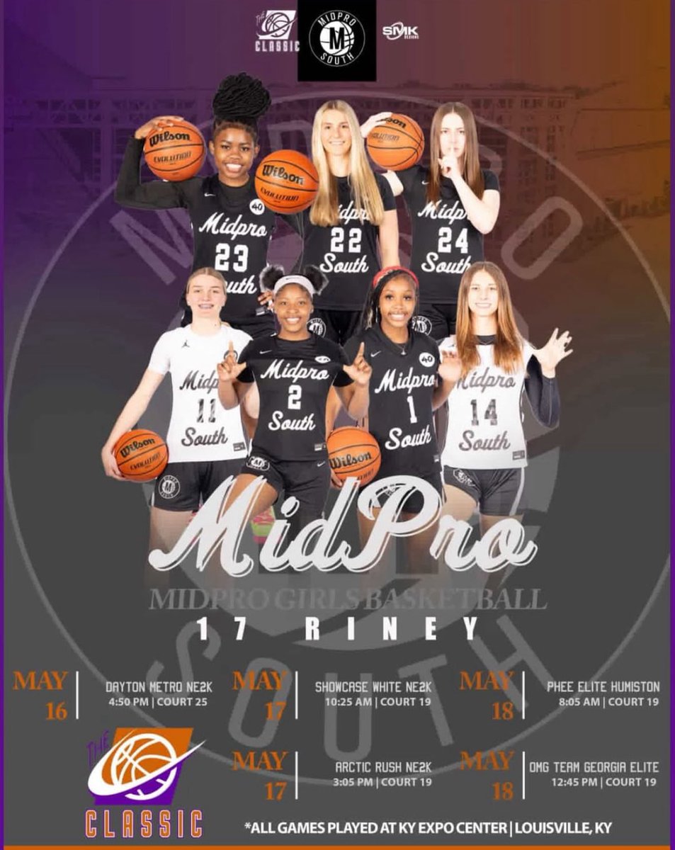 GabbyCook__'s tweet image. Excited to be in Louisville this weekend at The Classic!! Here’s our schedule, come check us out!!