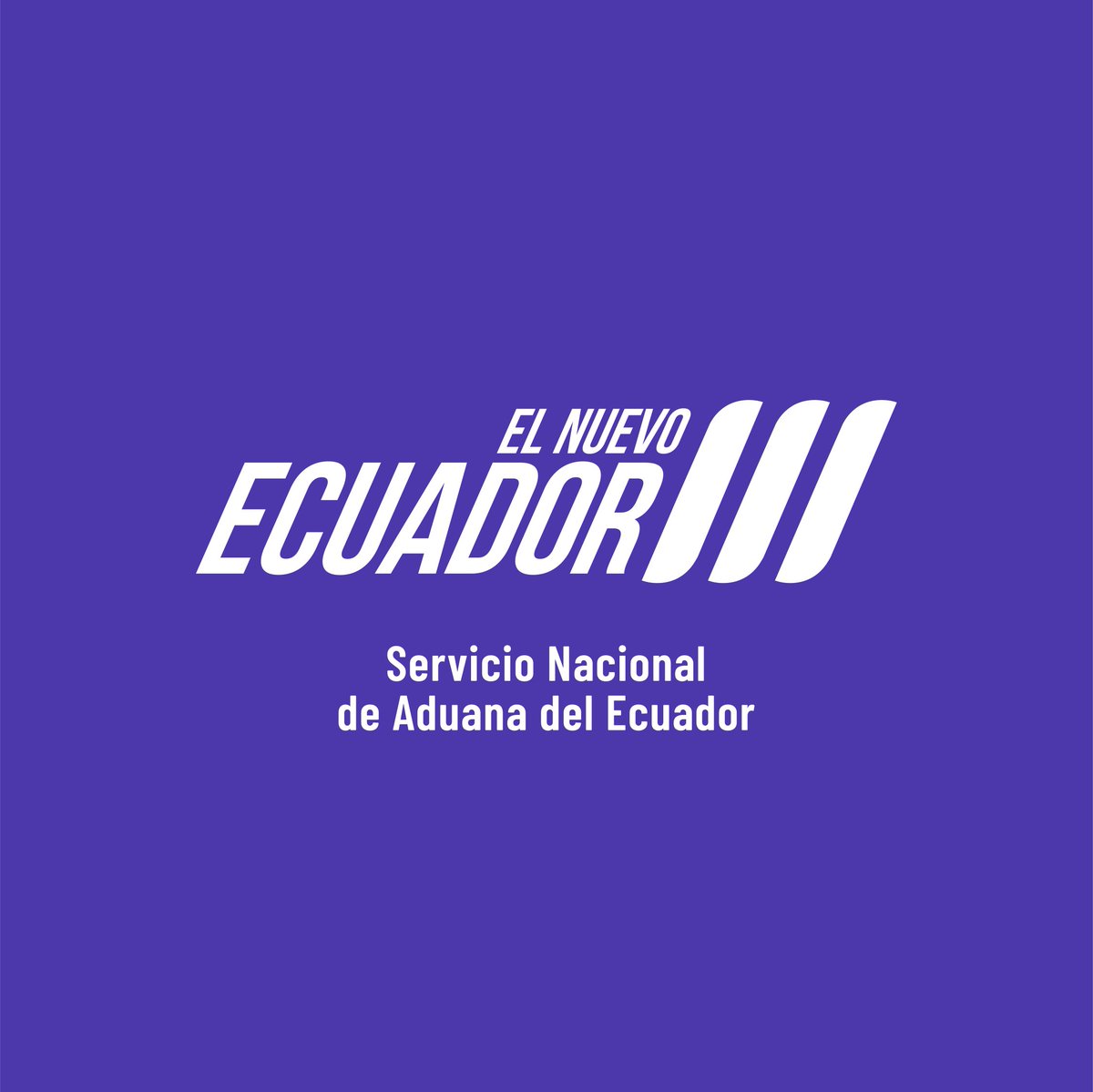 Servicio Nacional de Aduana del Ecuador tweet media