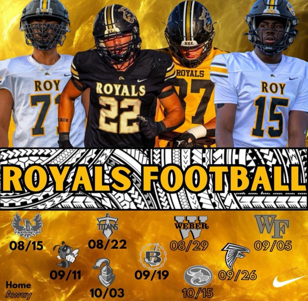 The real schedule release you have all been waiting for👑 #GoRoyalsGo