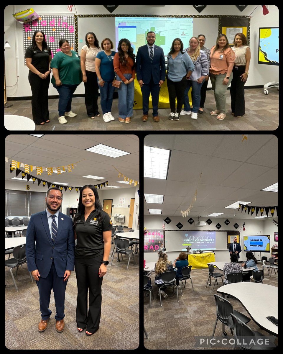Patricia Pedroza (@hantwine_ms) on Twitter photo We want to thank <a href="/cityrepivannino/">Councilman Ivan Niño</a> for going us today for our Parent Café. He did an awesome job updating our parents on projects and growth in District 5 and answering their questions. We look forward to this continued partnership! #Resilience #ALLIN <a href="/MChavez_AMS/">Monica Chavez</a> <a href="/iGalindo_AMS/">Mr. Galindo</a> We want to thank <a href="/cityrepivannino/">Councilman Ivan Niño</a> for going us today for our Parent Café. He did an awesome job updating our parents on projects and growth in District 5 and answering their questions. We look forward to this continued partnership! #Resilience #ALLIN <a href="/MChavez_AMS/">Monica Chavez</a> <a href="/iGalindo_AMS/">Mr. Galindo</a>