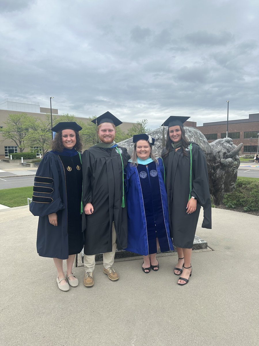 Buffalo_AT's tweet image. Today we welcomed Ryan Boyette and Danielle Christensen into the Alpha Eta Honor Society. Dr. Pryor also received a faculty induction! Students and faculty are inducted into this honor society for allied health professions. Way to go everyone! #ubsphhp #alphaetahonorsociety