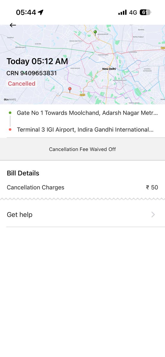 himanshu247m's tweet photo. Fucking booked a cab this morning towards T3 . Driver said to cancel the ride and pay me directly. I said no and he advised me to leave the cab . @Olacabs why you keep hiring these assholes and due to this we waste our time and spoil our mood in early morning . Harassed https://t.co/cU16D4odHK