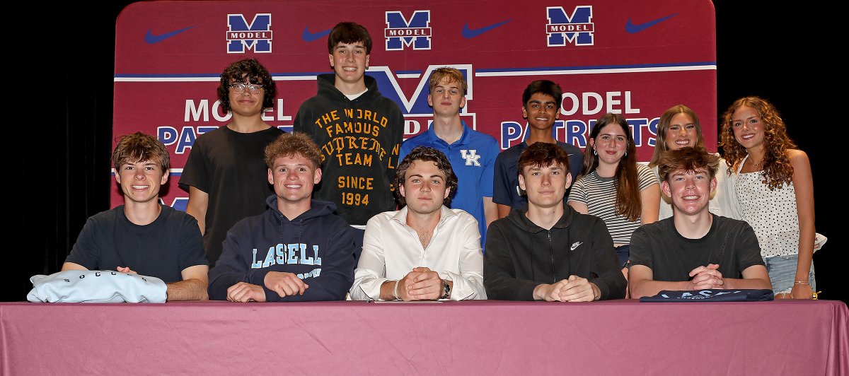 Richmond Sports (@richmondrsports) on Twitter photo Model Laboratory senior Davis Cole signed a national letter of intent on Wednesday to play soccer at Lasell University
<a href="/modelathletics/">Model Athletics</a> Model Laboratory senior Davis Cole signed a national letter of intent on Wednesday to play soccer at Lasell University
<a href="/modelathletics/">Model Athletics</a>