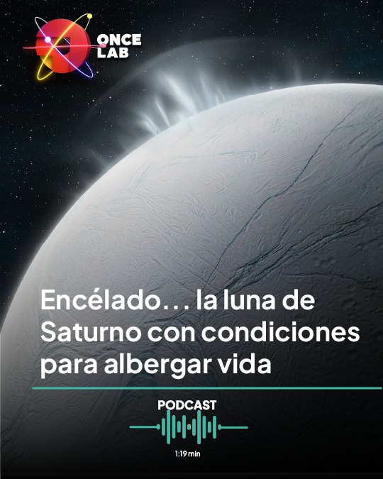🎙️🔬  #PodcastOnceLab | ¿Qué tiene Encélado que lo ha hecho posiblemente en condiciones para albergar vida?

¡Escucha la historia de la voz de <a href="/Loorgonzalez/">Lorraine GP</a>!

🔗 bit.ly/3SqsYtL 

#OnceNoticiasDigital | #OnceLab 🟢