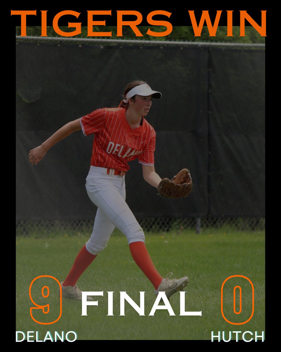 FINAL: Delano 9, Hutchinson 0

#GoTigers #DelanoSoftball