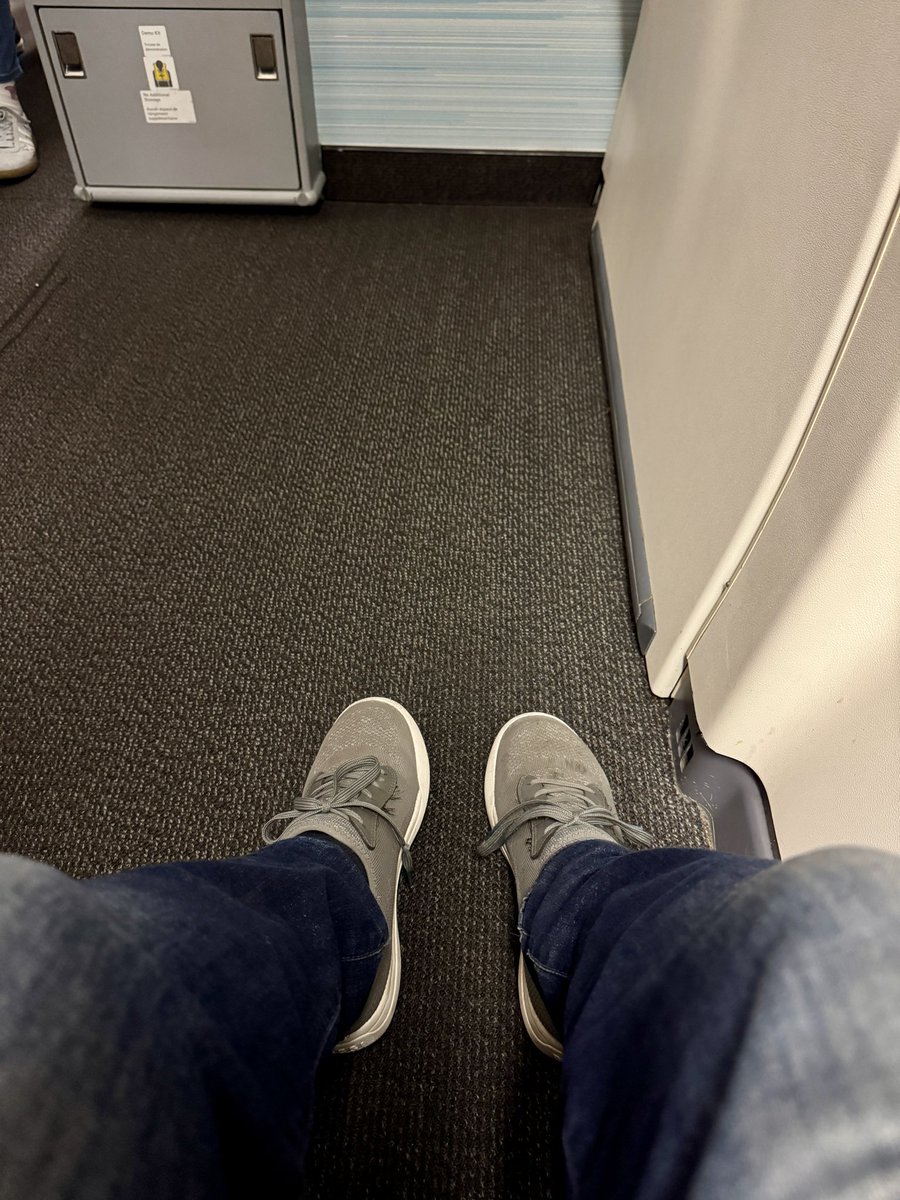 I hope I have enough leg room on this flight.