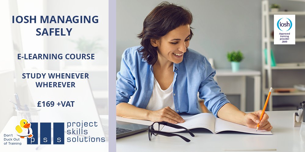 PSS_Training's tweet image. 🚀 Start learning today—no classrooms, no waiting. IOSH Managing Safely eLearning lets managers & supervisors train anytime, on any device. Self-paced & fully online. £169 +VAT. bit.ly/3zvklYD
#WorkplaceSafety #IOSHCertificate #eLearningCourse