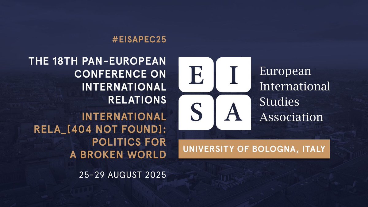 🗓️ The registration deadline for #EISAPEC25 has been extended by four days to 18 May, 2025! 

🔗 Register via our online portal: bit.ly/4cB8W8N