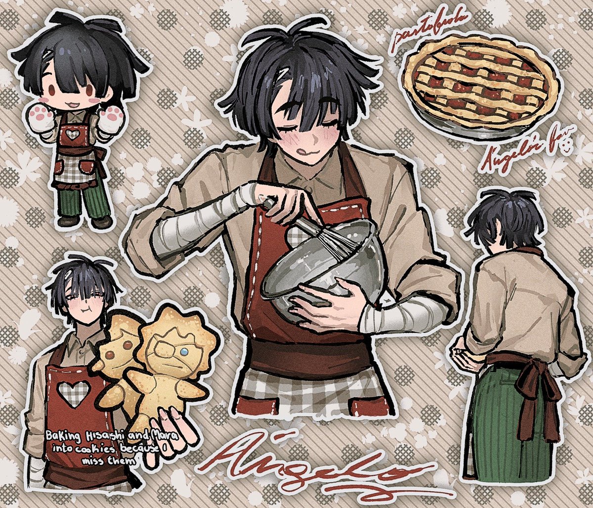 yiyippieee's tweet image. bake bake