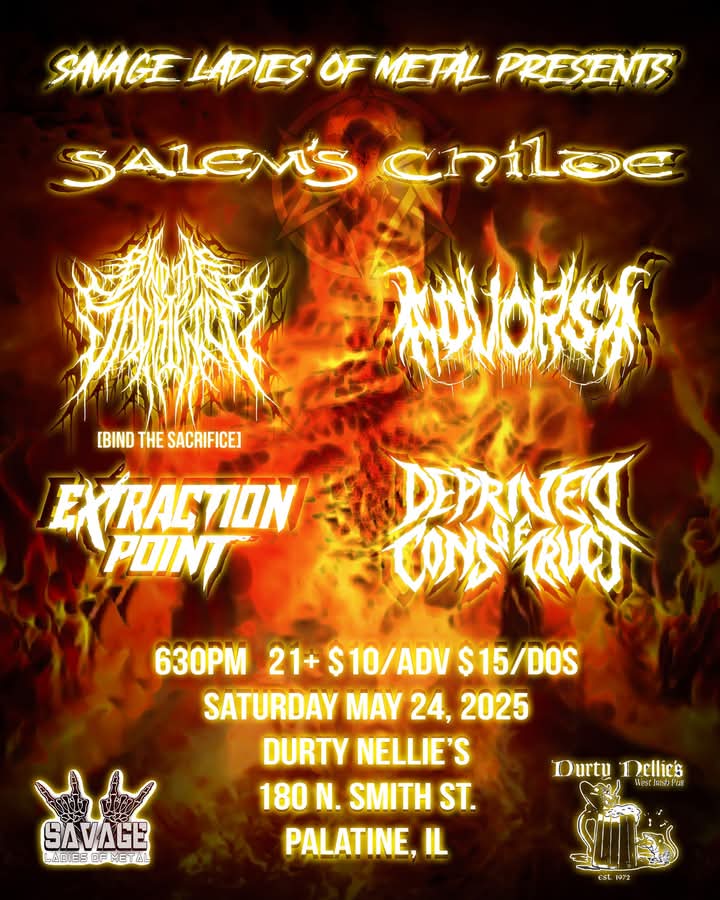 10 days away were bringing the noise to <a href="/DurtyNellies/">Durty Nellie's</a> in Palatine,IL.  This will be our LAST show for awhile. Come out and RAGE.