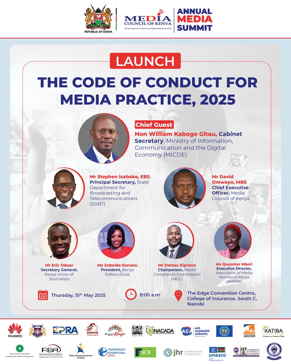 AMWIK is glad to be part of the #AnnualMediaSummitKE2025 which brings together media professionals, policymakers, and stakeholders to address the impact of technology on journalism, regulatory challenges and the media’s role in promoting public interest. 

The summit is also the