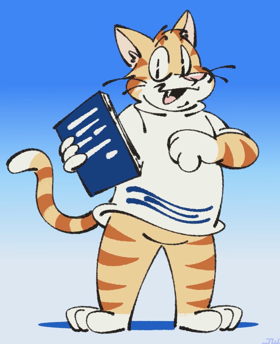 thomson the cat doodle