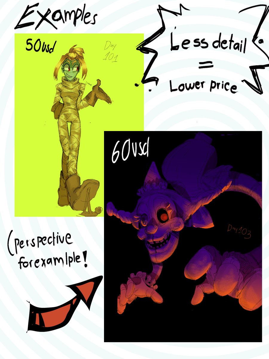 James_less's tweet image. NEW COMMISSION PRICES!✨
More info on dms!!
Discord: james_less