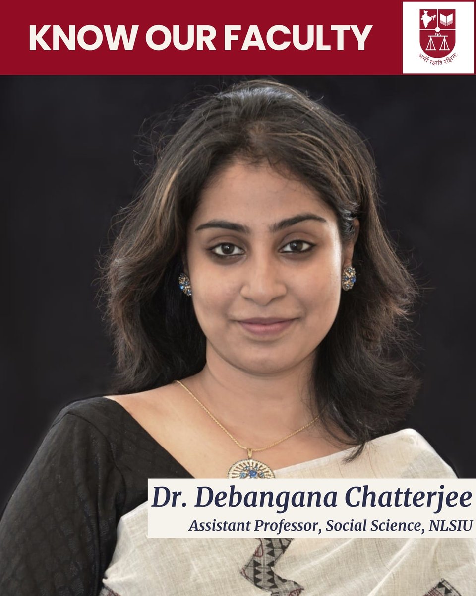 #KnowOurFaculty

"I come from a small town in West Bengal, called Chinsurah. I earned my undergraduate degree in Political Science from Jadavpur University and moved to Delhi to pursue my postgraduate and subsequently, doctoral degrees as an alumna of Jawaharlal Nehru University.