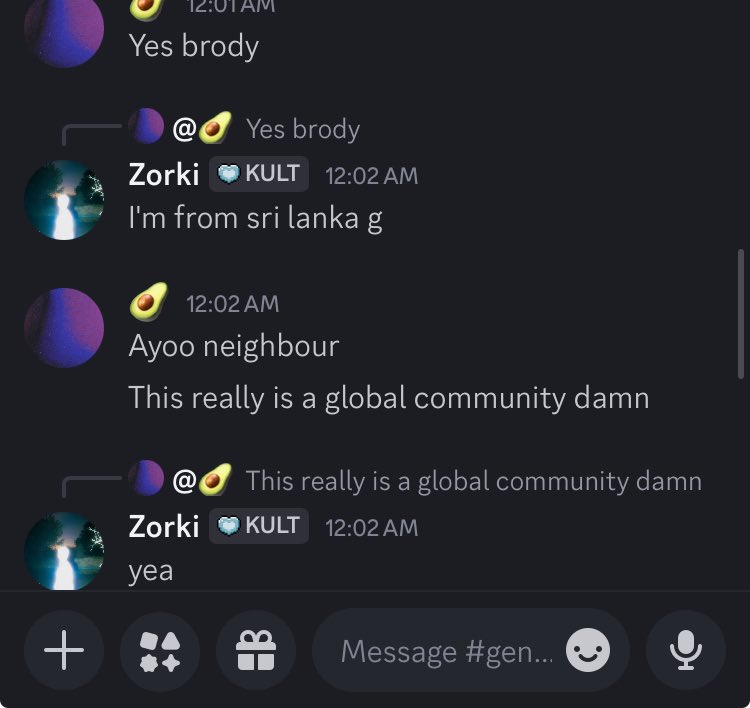 We really global. Major things coming