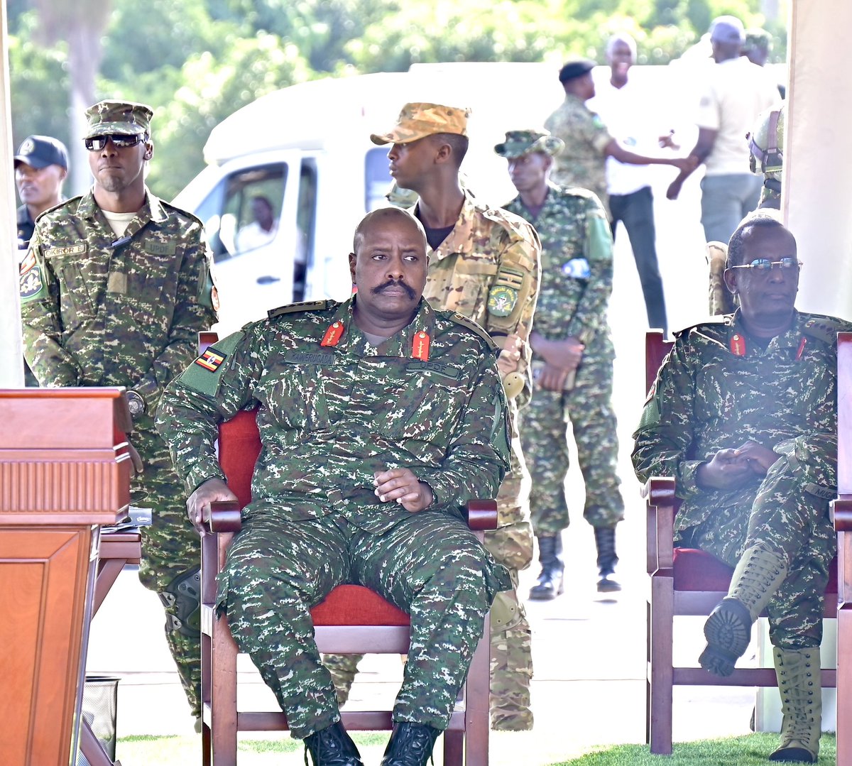 mkainerugaba's tweet image. I congratulate the entire UPDF and ISO for competing in the first CDF's Interforces Drill Competitions. They demonstrated excellent skills. Parade drills are a miniature representation of the larger co-operation between different services, divisions, branches, formations and…