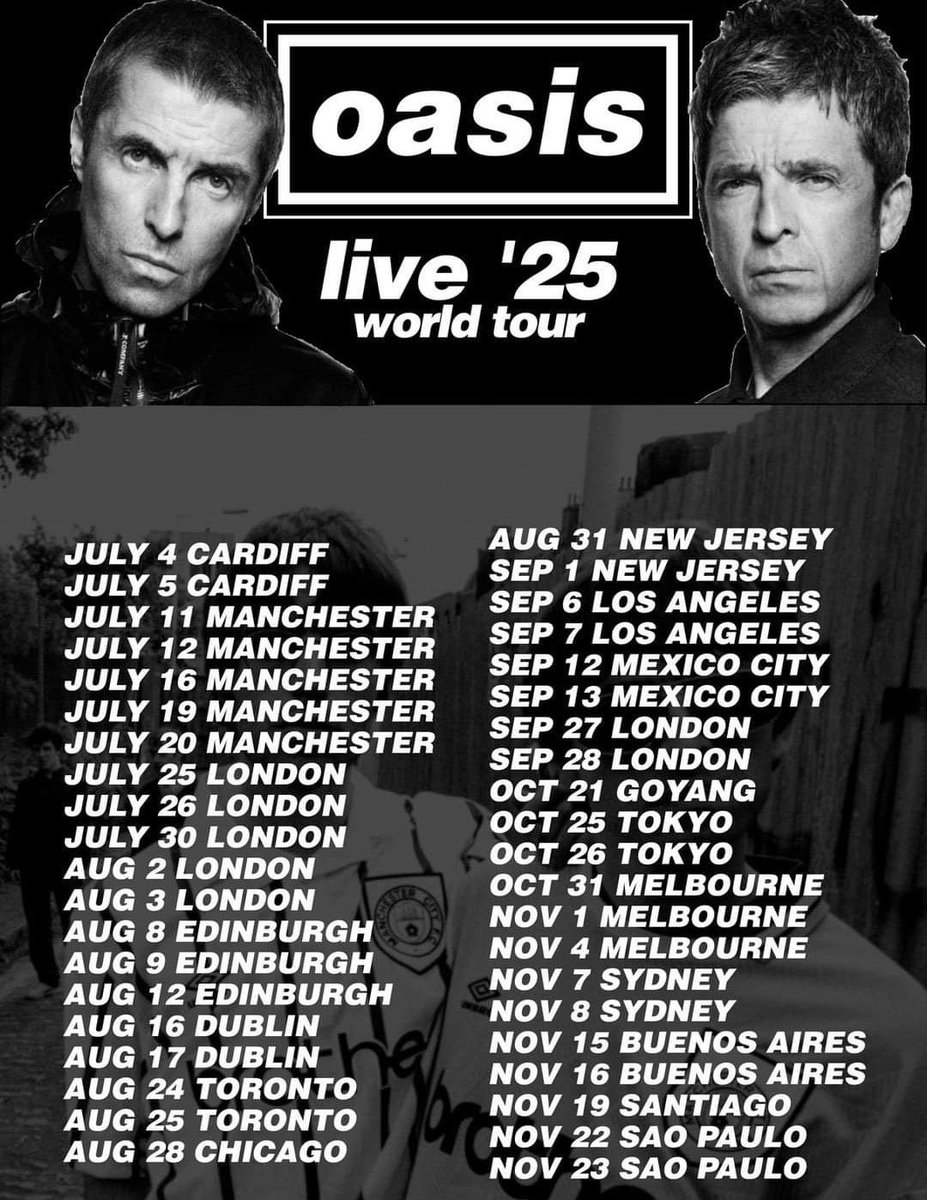 Oasis Mania tweet media