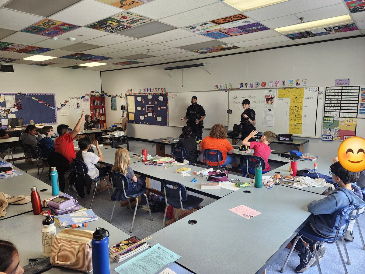 Thank you, McCloskey Elementary, for having us come by and talk #transitsafety Students got to meet  some new friends that explored the McCloskey gym.