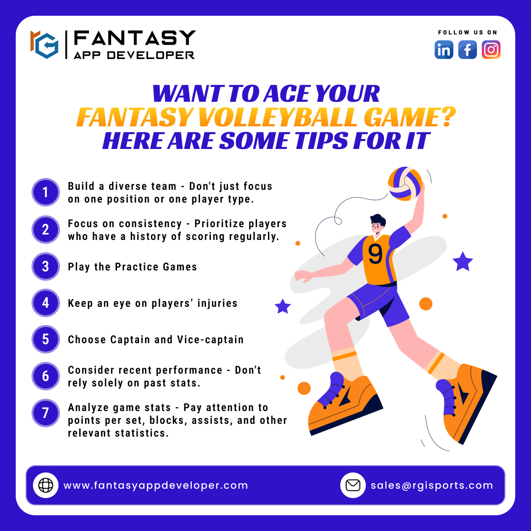 Build your dream volleyball league with us.
We will help you bring the magic to the court.

📞 91-982-868-6605
✉️ sales@rgisports.com
🌐 fantasyappdeveloper.com/fantasy-volley…

#FantasySports #FantasyVolleyball #FantasyAppDeveloper #TipsandTricks