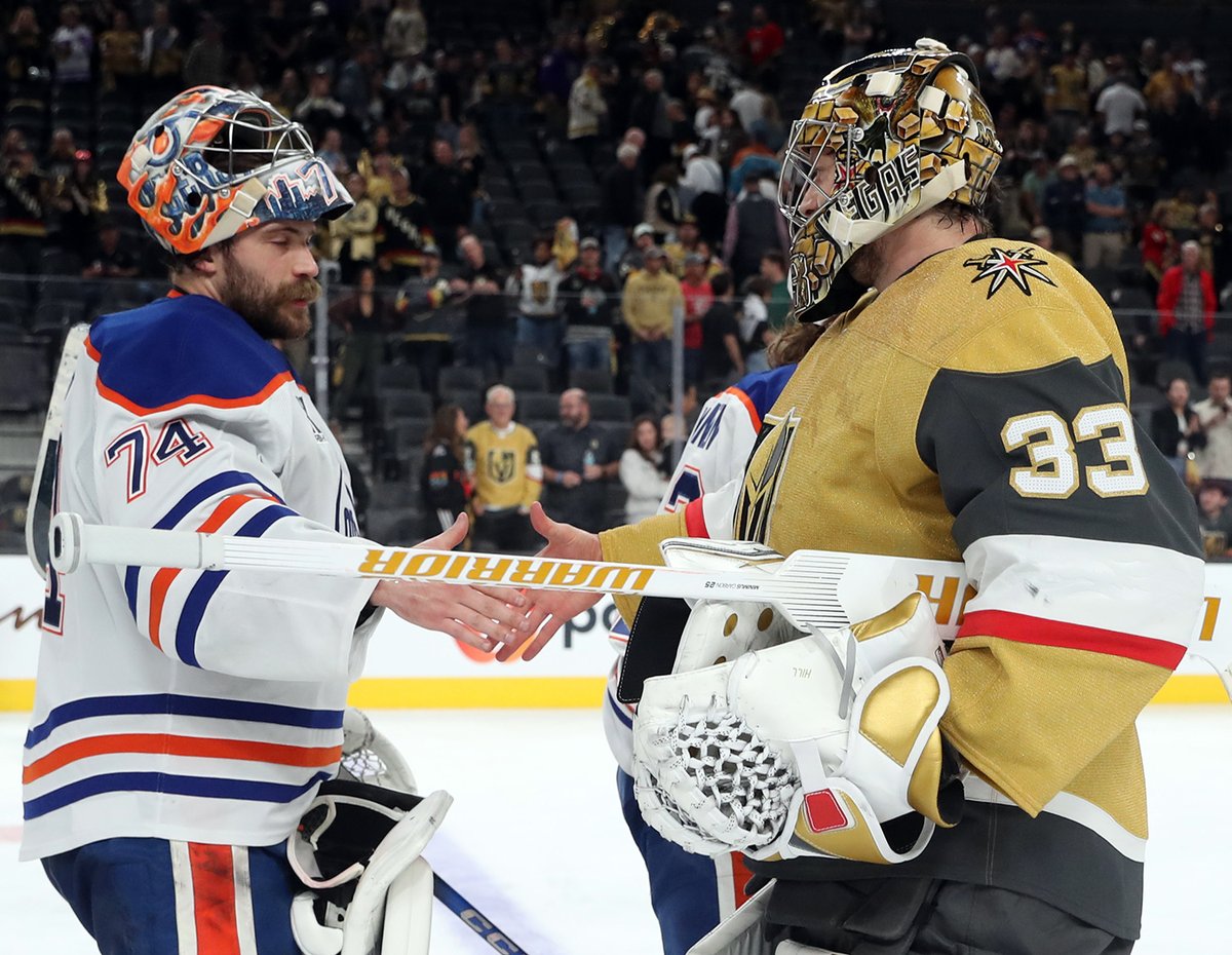 EdmontonOilers's tweet image. gg, VGK 🤝