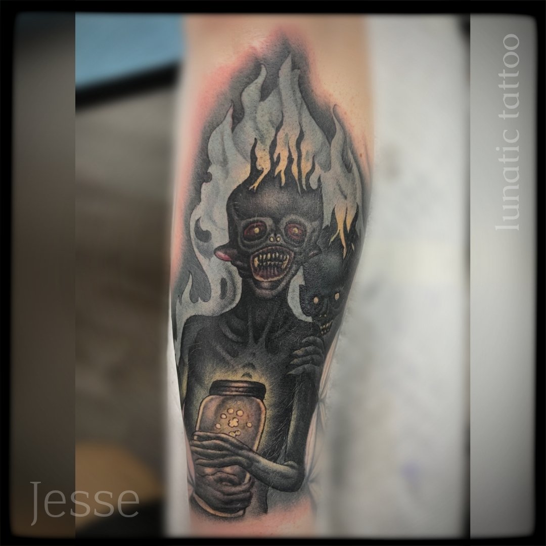 LunaticTattoo's tweet photo. If you like soulless demons and creepy, Jesse does that, too! ÷D
.
Shoot him an email to book a free consultation or inquire about availability.
.
>> skinandbonetattoos@gmail.com
>> @jessewaller_85
.
#jesse #lunatictattoo #lunatic #tattoo #tattoos #vancouverwa #creepy #soulless https://t.co/Er7av1SXXO
