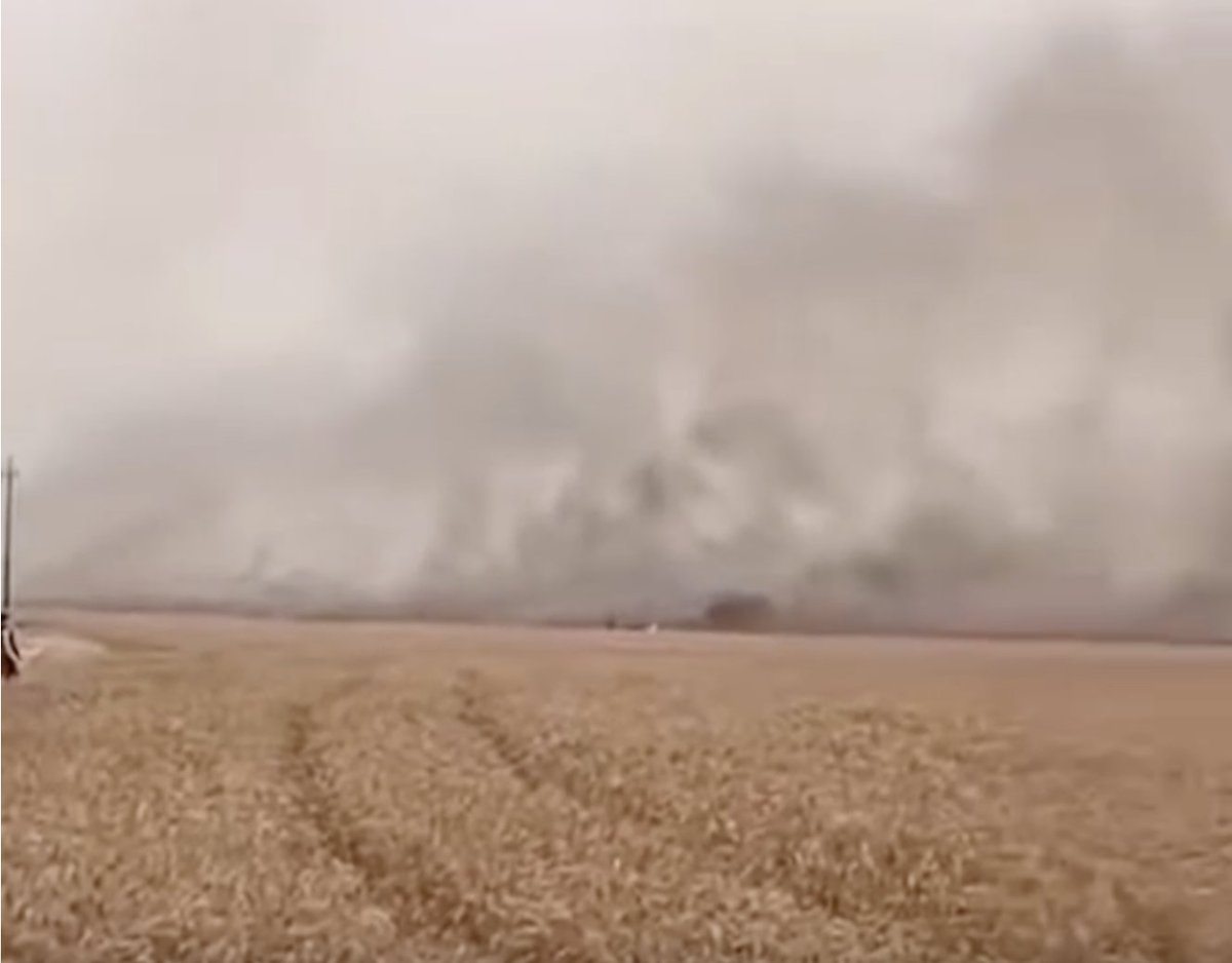 TracTerrorism's tweet photo. Suspected #IslamicState (#IS) Militants Launch Second Arson Attack in Four Days on Agricultural Fields Amid “#HotSummer” Campaign in #Naama, #Tikrit, #Salahuddin Governorate, #Iraq
https://t.co/B29CNpHQdw https://t.co/Woh0ereRp7