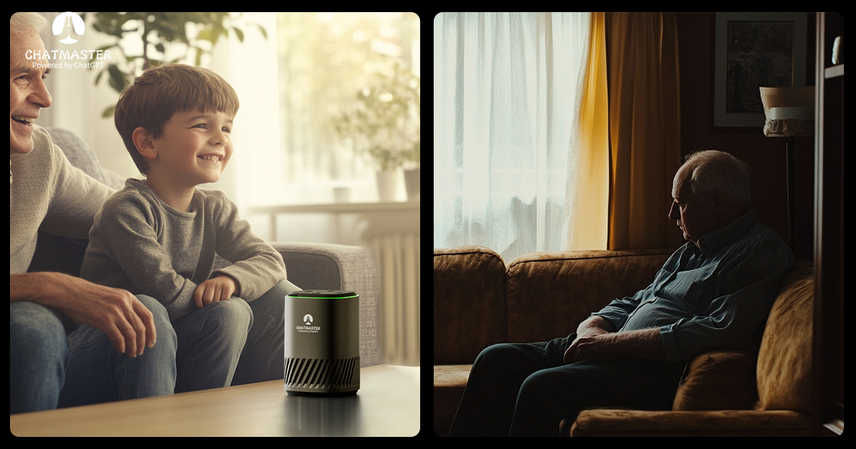 Chatmaster_X's tweet photo. "Stay connected, across generations. 👵👶 ChatMaster bridges distances with video calls &amp; shared playlists."
#chatmaster 
#familyfirst 
#seniortech 
#multigenhome 
#loveforgrandma https://t.co/GoWXCdeYsx