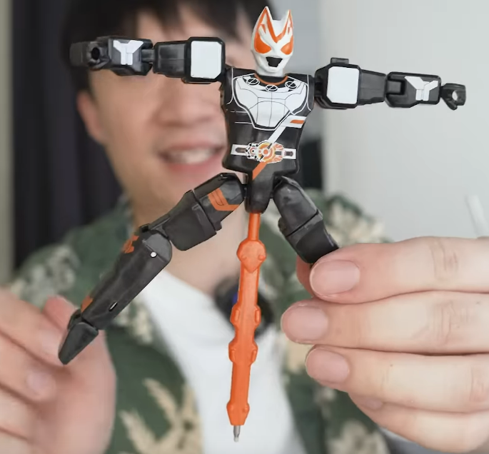 SkepticalFool_'s tweet photo. So the other day I was watching a video about weird Kamen Rider pens and these are some examples https://t.co/os3dlz7OZJ