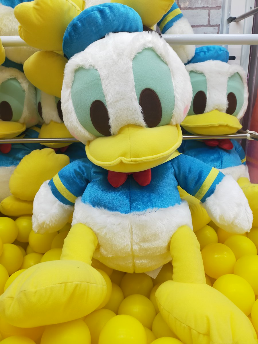 ドナルドダック 赤いほっぺ スーパーラージぬいぐるみ シャイニー