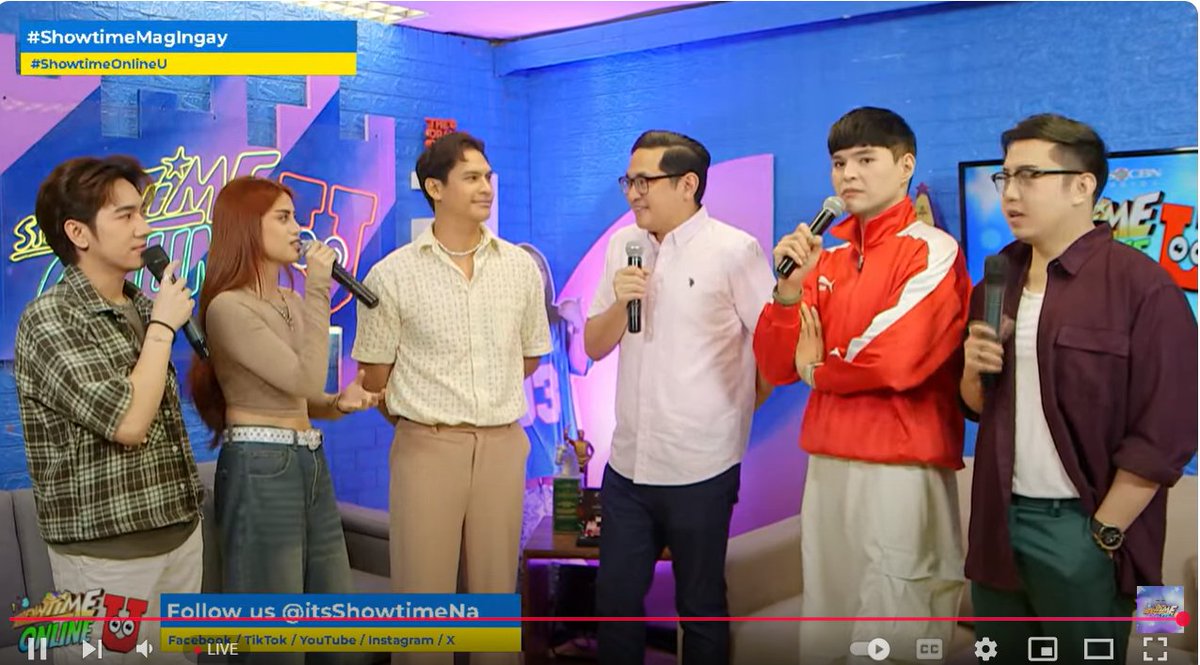 Senator elect <a href="/bamaquino/">Bam Aquino</a>  being celebrated on <a href="/itsShowtimeNa/">It's Showtime</a>  SOU. Congrats Senator!!!