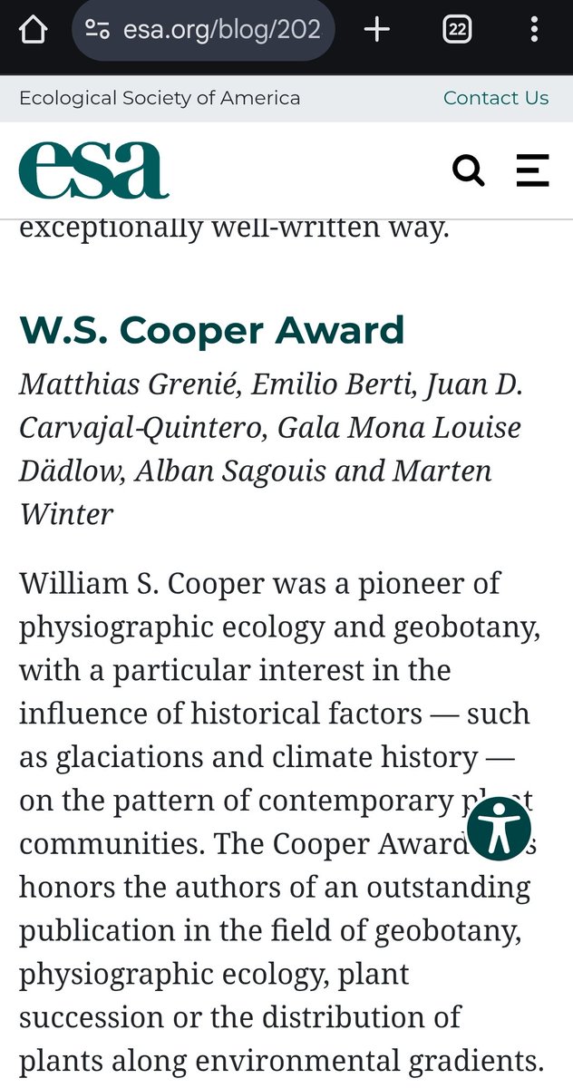 @smartenwinter.bsky.social (@smarten_winter) on Twitter photo Incredibly proud to be part of a <a href="/MethodsEcolEvol/">Methods in Ecology and Evolution</a> publication which was now awarded the W.S.Cooper Award by the Ecological Society of America.
A paper greatly led by Matthias Grenie <a href="/LeNematode/">Matthias Grenié ⋅ @LeNematode@ecoevo.social</a>
esa.org/blog/2025/05/1…
⏩️PAPER:⏪️ besjournals.onlinelibrary.wiley.com/doi/full/10.11… Incredibly proud to be part of a <a href="/MethodsEcolEvol/">Methods in Ecology and Evolution</a> publication which was now awarded the W.S.Cooper Award by the Ecological Society of America.
A paper greatly led by Matthias Grenie <a href="/LeNematode/">Matthias Grenié ⋅ @LeNematode@ecoevo.social</a>
esa.org/blog/2025/05/1…
⏩️PAPER:⏪️ besjournals.onlinelibrary.wiley.com/doi/full/10.11…