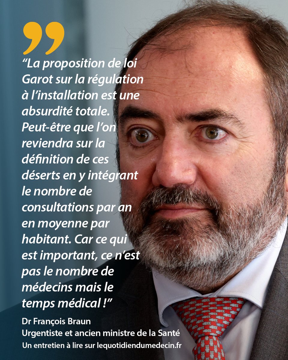 François Braun (ancien ministre de la Santé) : « La proposition de loi Garot est une absurdité totale » ➡️ urls.fr/XZsB1O