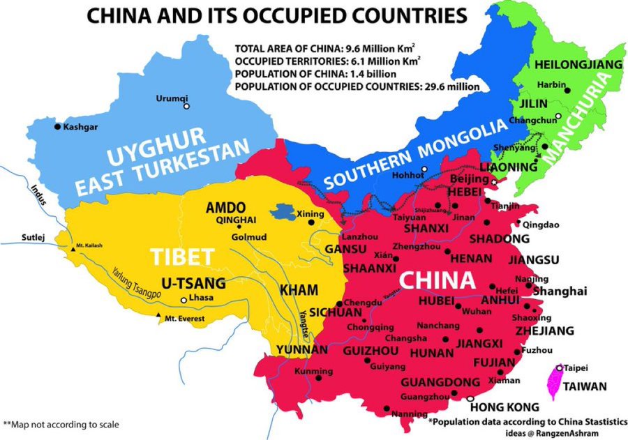 anuraggupt34370's tweet photo. China wasn't always this big-it swallowed Tibet,East Turkestan,Southern Mongolia&amp;Manchuria through brute force.
These nations don’t belong under CCP rule.
They deserve freedom,not forced assimilation.
#FreeTibet #FreeUyghurs #FreeMongolia #FreeManchuria #chinaexposed
@TibetPeople https://t.co/fGV0uqaPMJ