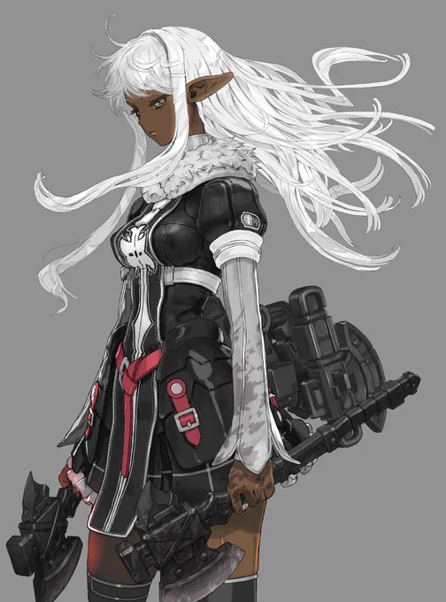 昔描いたゴッズオーダー神翼魔戦騎士メグミ・アスモデウスです 