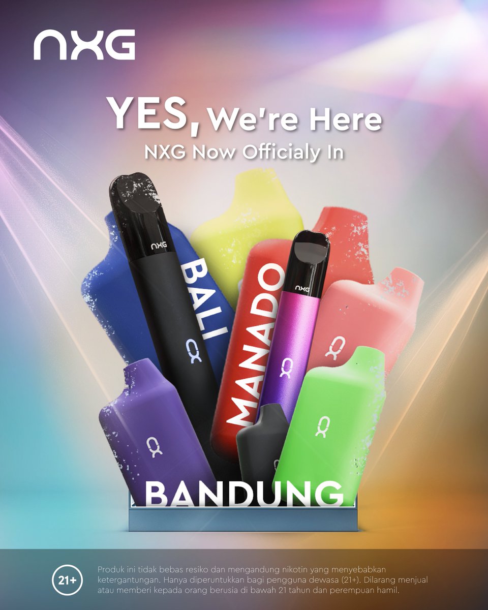 NXG_ID's tweet photo. NXG IS TAKING OVER!
Manado. Bali. Bandung.
Yes, we’ve officially landed 😎 dan kita gak main-main.

Sekarang giliran lo ngerasain NXG vibes langsung dari kota lo!
Yang bold, yang sleek, yang beda dari yang lain.

Let’s light it up, Indonesia! https://t.co/l5q32ILGs2