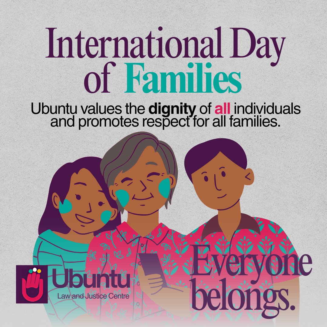 On this International Day of Families, we celebrate ALL individuals within our diverse families. You Belong.
#RealAfricanFamilyValues
#ReclaimAfricanFamilyValues