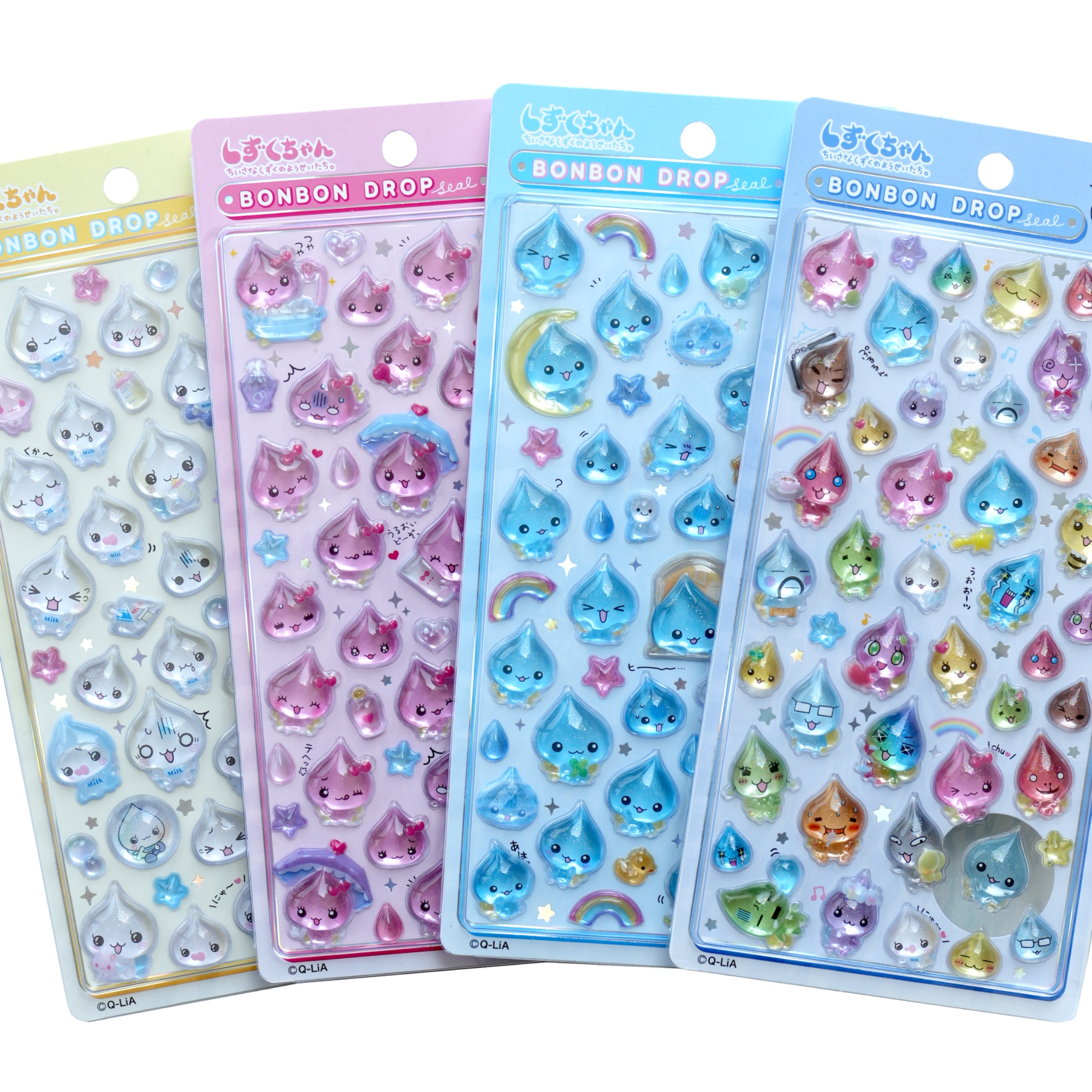 しずくちゃんシリーズ 全15巻 + シール2枚 新品未使用】 しずくちゃん クリアステッカー 2枚セット｜Yahoo