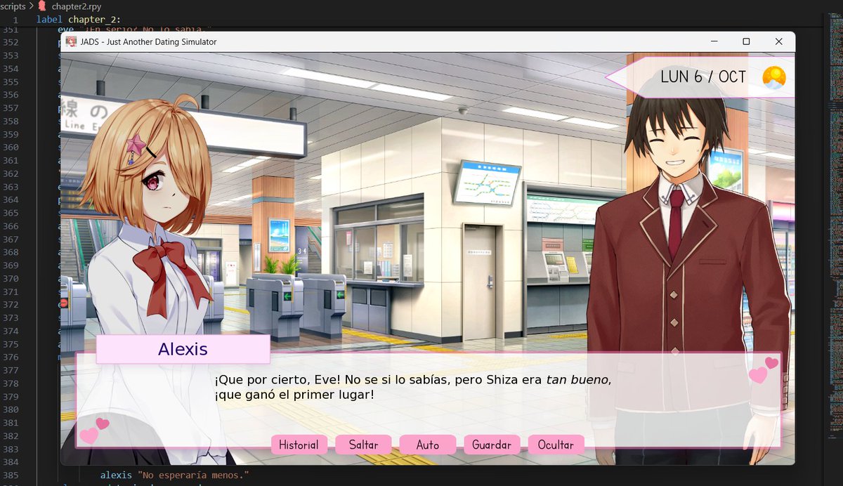 dev_shiza's tweet image. ¡El capítulo 2 de #JADS estará cargado de drama y viejas rivalidades! ¿Ya jugaron el primer capítulo? Recuerden que pueden descargarlo gratis en el link de mi perfil. #indiedev #indiegame