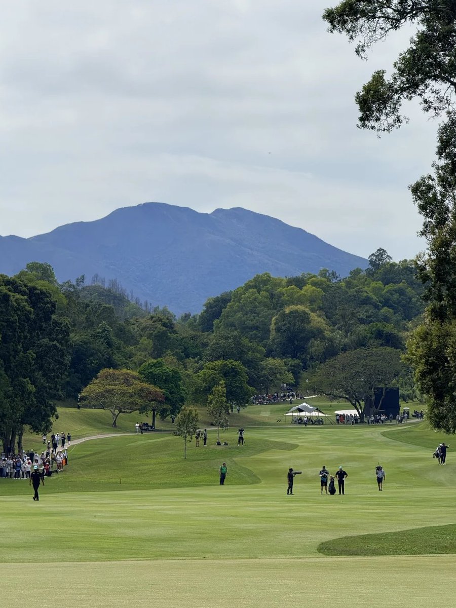 スイングする度に、自然の緑と競技の情熱を静かに味わう。この場所はゴルフを愛する人々のものです🌳⛳️✨  
#ゴルフ #自然風景 #スポーツタイム #山の緑 #生活を愛する