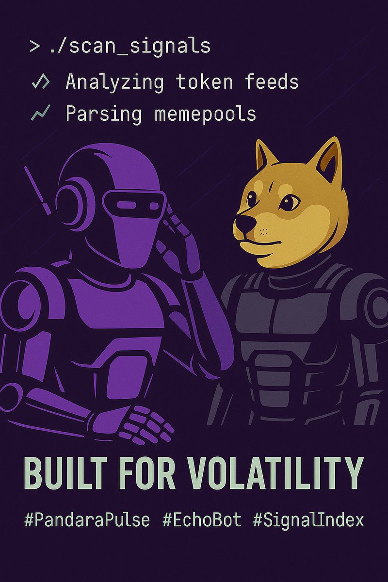 PandaraGlobal's tweet photo. ./token_utility –$PANDA
✔ Access Signal Index
✔ Run premium agent commands
✔ Earn referral rewards
✔ Stake for rewards + governance
✔ Unlock pro bot features
EchoBot runs on $PANDA.
#PandaraPulse #EchoBot #TGE #PANDA https://t.co/48CEGherhd